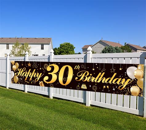 happy 30th birthday banner|happy 30th birthday banner personalised.